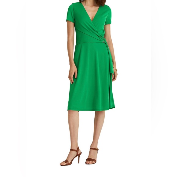 Ralph Lauren Jersey Short-Sleeve Dress - Picture 1 of 5